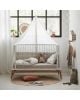 LEANDER - 2 DRAPS HOUSSE - Lit Junior - Cappuccino