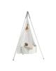 LEANDER - Berceau Suspendu fixation plafond - Blanc