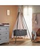 LEANDER - Berceau Suspendu fixation plafond - Noir