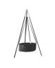 LEANDER - Berceau Suspendu fixation plafond - Noir