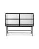 FERM LIVING - Haze Buffet - Verre rouge - Noir