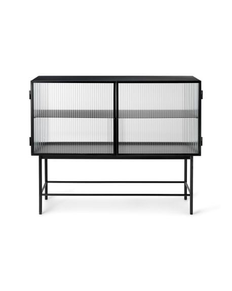 FERM LIVING - Haze Buffet - Verre rouge - Noir