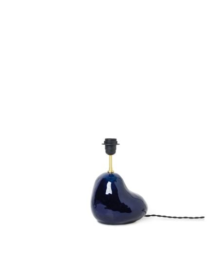 Ferm LIVING - Hebe Lamp Base small - Deep Blue