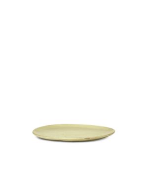 FERM LIVING - Assiette Plate - Moyenne - Tache jaune