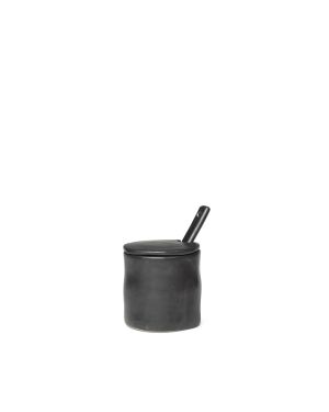 Ferm LIVING - Flow Jar with spoon - Black