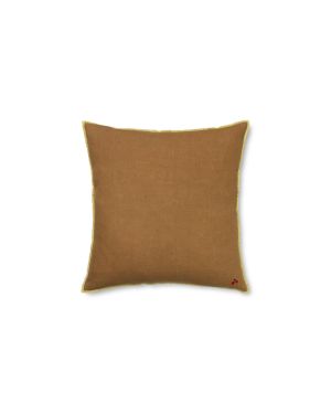 FERM LIVING - Contrast Linen Cushion - Sugar Kelp