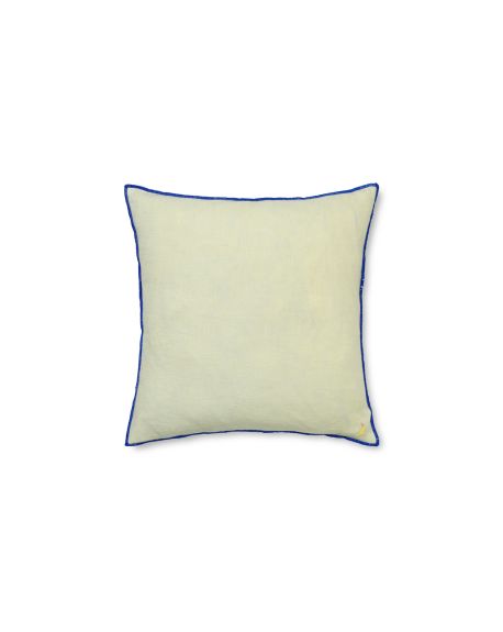 FERM LIVING - Contrast Linen Cushion - Mint