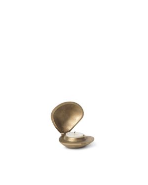 FERM LIVING - Clam Candle Holder - Brass