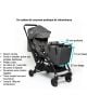VIDIAMO - LIMO - Cabas pour poussette Evolutive - 5 couleurs disponibles