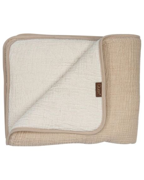Quax - Couverture Bébé Matelassé - Natural Collection - Argile