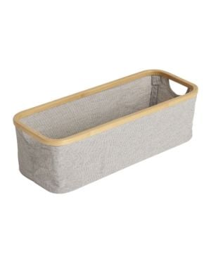 Quax - Panier Table à Langer - 60 x 24 cm - Gris-Naturel