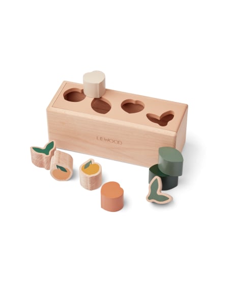 Liewood - Midas Puzzle Box - Peach / Pale Tuscany Multi Mix