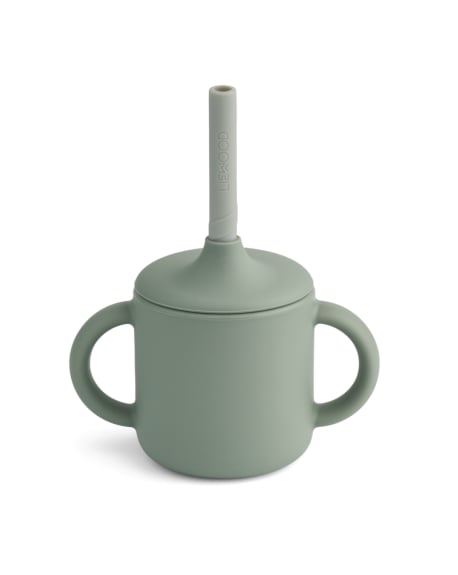 Liewood - Cameron Sippy Cup - Faune Green / Dove Blue Mix