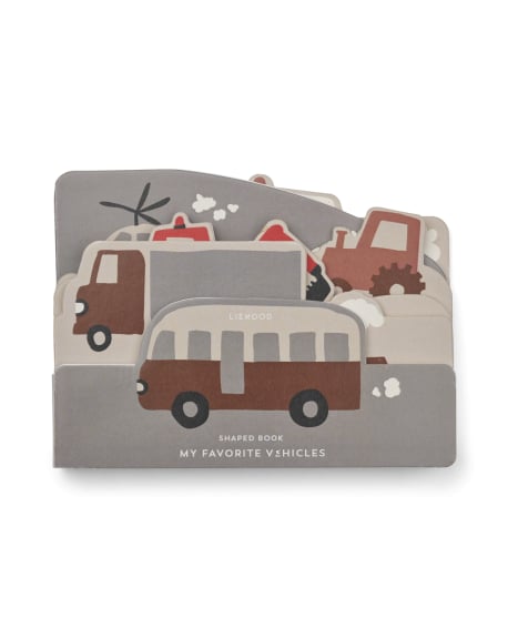 Liewood - Jade Special Shape Book - Vehicles