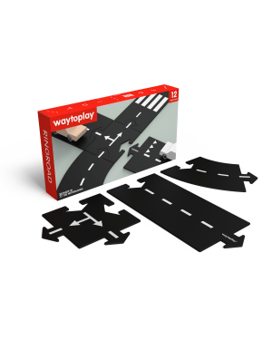 Way to Play - The flexible toy road -12 pieces