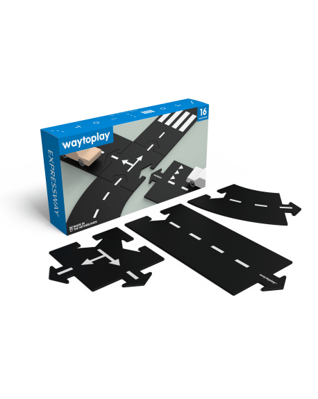 Way to Play - The flexible toy road -16 pieces