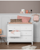 Oliver Furniture - Wood Nursery dresser 6 drawers + top large- White