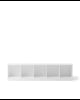 Oliver Furniture - Wood Shelving Unit 5X1 W. Base
