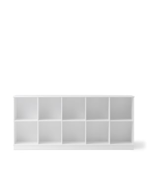 Oliver Furniture - Wood Shelving unit 5x2 W. Base