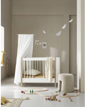 Oliver Furniture - Wood Mini+ Bed Canopy, White