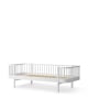 Oliver Furniture - Lit Banquette Junior Wood Original 90x160 - Blanc