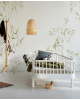 Oliver Furniture - Lit Banquette Junior Wood Original 90x160 - Blanc