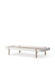 Oliver Furniture - Lit 90 Wood Lounger - Blanc / Chêne