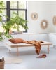 Oliver Furniture - Lit 90 Wood Lounger - Blanc / Chêne