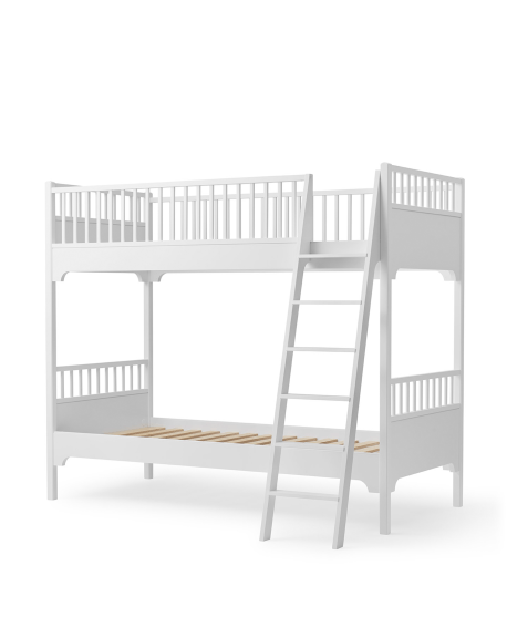 Oliver Furniture - Seaside Classic Bunk Bed With Slant Ladder