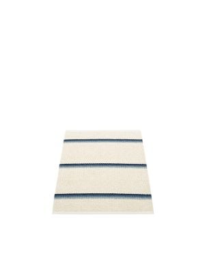 PAPPELINA - Tapis Olle - Bleu / Fond Vanille - Plusieurs Taille