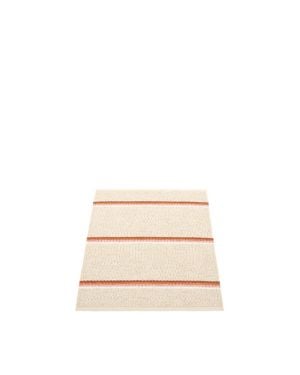 PAPPELINA - Tapis Olle - Brique / Fond Vanille - Plusieurs Taille