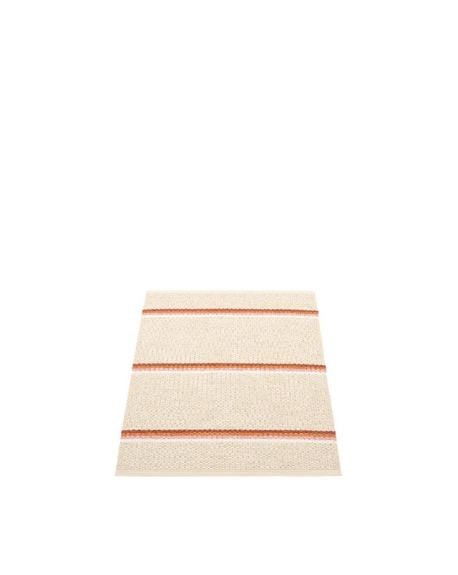 PAPPELINA - Tapis Olle - Brique / Fond Vanille - Plusieurs Taille