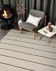 PAPPELINA - Tapis Olle - Gris / Fond Linen - Plusieurs Taille