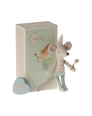 MAILEG - Souris Fée des dents, Petit frère, dans sa boîte