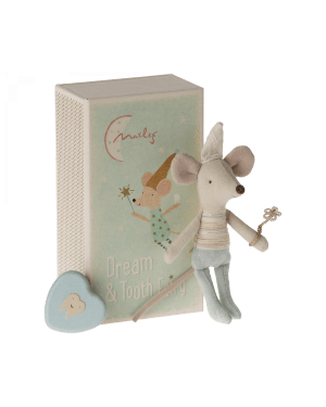 MAILEG - Tooth fairy mouse, Little Brother in matchbox