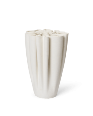 FERM LIVING - Dedali Vase - Off-white