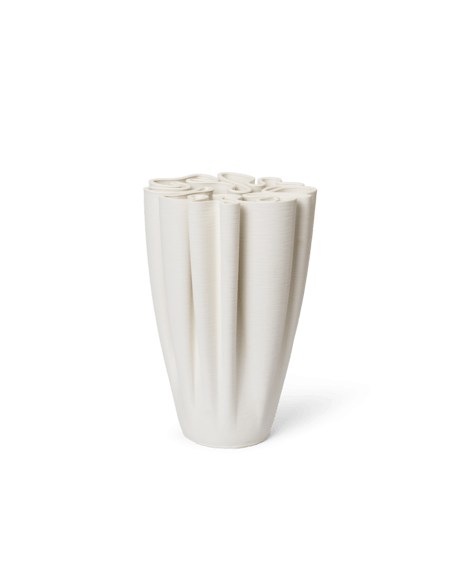 FERM LIVING - Vase Dedali - Blanc Cassé