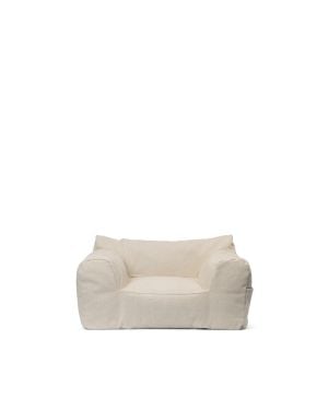 FERM LIVING - Fauteuil Poire Billow - Blanc Cassé