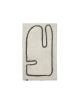 FERM LIVING - Lay Washable Mat - Coffee / Off-white