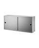 String Furniture - Armoire avec Portes Coulissantes - L78 x H37 x P20