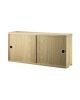 String Furniture - Armoire avec Portes Coulissantes - L78 x H37 x P20
