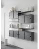 STRING - Cabinet with Sliding Doors - W78 x H37 x D20