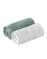CHARLIE CRANE - Lot de 2 Langes Doli - Pearl Blossom / Lichen