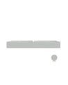 ASORAL/MUBA - option 2 tiroirs armoire - 94.4 cm