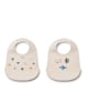 Liewood - Bavoirs Lot De 2 en Silicone Tilda - Véhicules