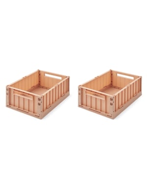 Liewood - Weston Storage Box M 2 pack - Tuscany Rose