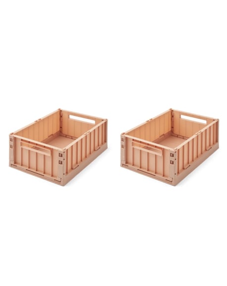 Liewood - Weston Storage Box M 2 pack - Tuscany Rose