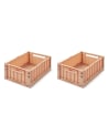 Liewood - Boîte de rangement Weston M Lot de 2 - Tuscany Rose