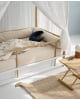 Oliver Furniture - Lit à Baldaquin Camp, Blanc / Chêne