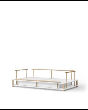 Oliver Furniture - Camp Day Bed, White/Oak